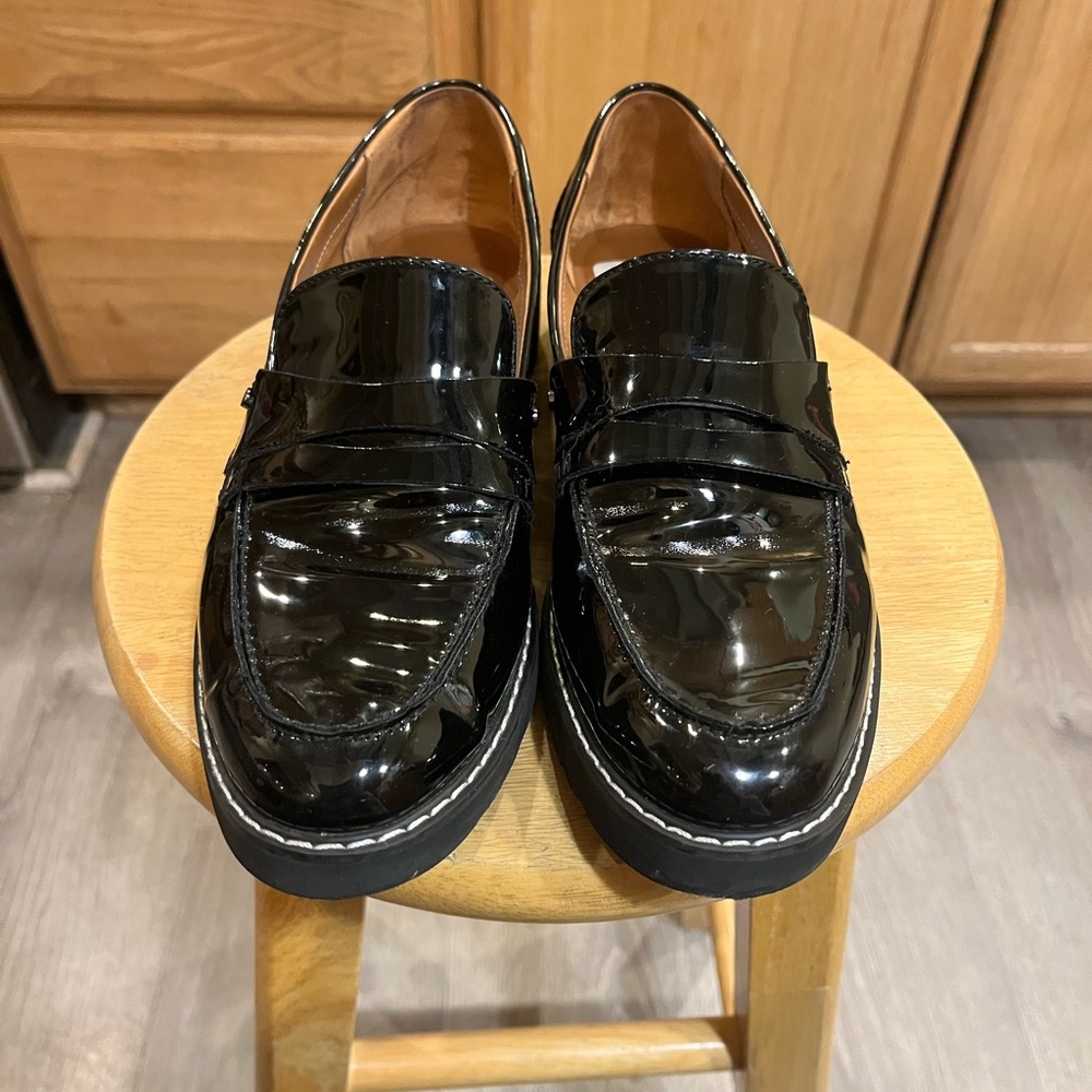 Nordstrom rack, Franco Sarto patent leather Loafers size 9 womens - Picture 2 of 5